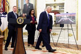 President Trump announces DC will host the 2027 NFL draft