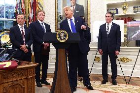 President Trump announces DC will host the 2027 NFL draft