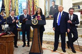 President Trump announces DC will host the 2027 NFL draft