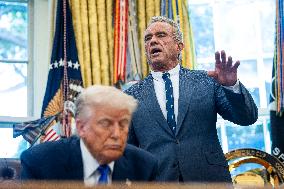 President Trump signs executive orders at White House