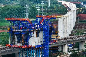 Shanghai-Chongqing-Chengdu High-speed Railway Construction