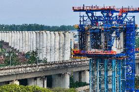 Shanghai-Chongqing-Chengdu High-speed Railway Construction