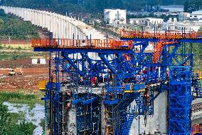 Shanghai-Chongqing-Chengdu High-speed Railway Construction