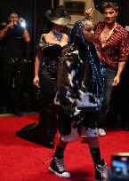 Kim Kardashian And North West Leave Their Hotel - NYC