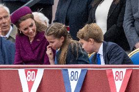 Royals At The 80th Anniversary of VE Day - London