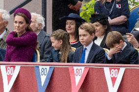 Royals At The 80th Anniversary of VE Day - London