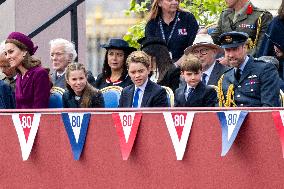 Royals At The 80th Anniversary of VE Day - London