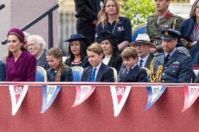 Royals At The 80th Anniversary of VE Day - London