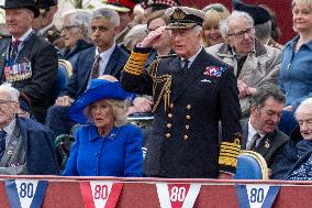 Royals At The 80th Anniversary of VE Day - London