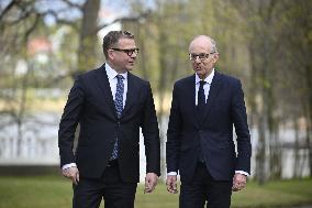 Prime Minister Luc Frieden of Luxembourg visiting