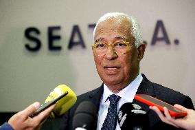Antonio Costa Visits Seat Factory - Barcelona
