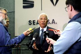 Antonio Costa Visits Seat Factory - Barcelona