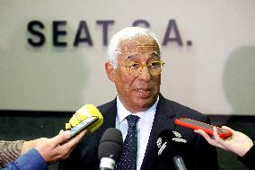 Antonio Costa Visits Seat Factory - Barcelona