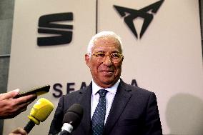 Antonio Costa Visits Seat Factory - Barcelona