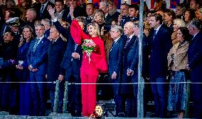 Het 5 mei-concert op de amstel