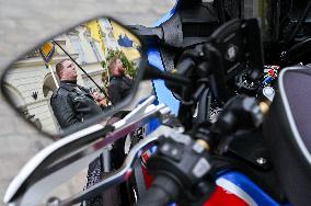 Bikers mark 11 years of Azov Brigade in Lviv