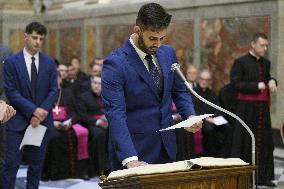 Conclave Staff Take Oath of Secrecy - Vatican