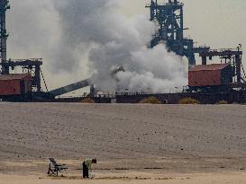 Arcelor Mittal Dunkerque Steel Production Site - France