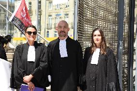 Lawyers Protest the Attal Bill - Bordeaux
