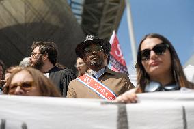 Lawyers Protest the Attal Bill - Bordeaux