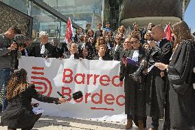 Lawyers Protest the Attal Bill - Bordeaux