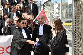 Lawyers Protest the Attal Bill - Bordeaux