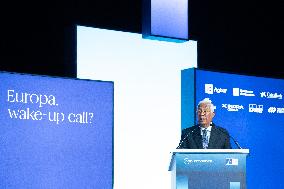 Antonio Costa At 40th Cercle d Economia Meeting - Barcelona