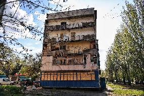 Dobropillia in eastern Ukraine