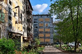 Dobropillia in eastern Ukraine