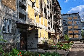 Dobropillia in eastern Ukraine