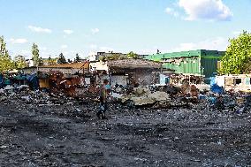Dobropillia in eastern Ukraine