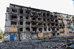 Dobropillia in eastern Ukraine