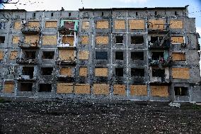 Dobropillia in eastern Ukraine