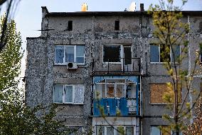 Dobropillia in eastern Ukraine