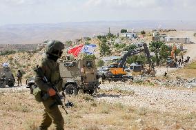 Israel Demolishes Palestinian Homes - West Bank