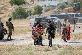 Israel Demolishes Palestinian Homes - West Bank