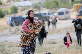 Israel Demolishes Palestinian Homes - West Bank