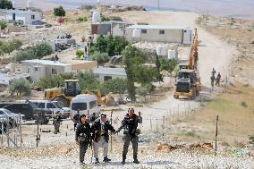 Israel Demolishes Palestinian Homes - West Bank
