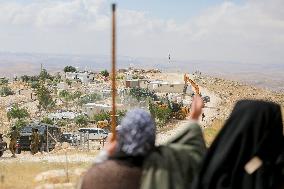 Israel Demolishes Palestinian Homes - West Bank