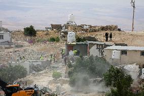 Israel Demolishes Palestinian Homes - West Bank