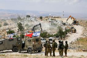 Israel Demolishes Palestinian Homes - West Bank