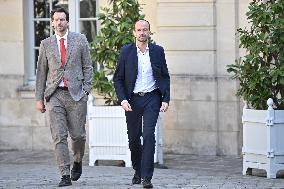 PM Bayrou Meets Manuel Bompard - Paris