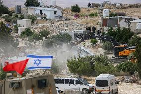 Israel Demolishes Palestinian Homes - West Bank