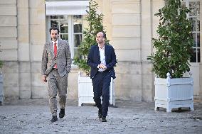 PM Bayrou Meets Manuel Bompard - Paris