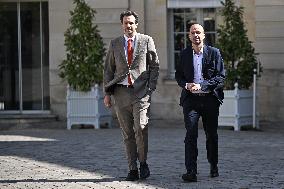 PM Bayrou Meets Manuel Bompard - Paris