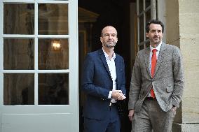 PM Bayrou Meets Manuel Bompard - Paris