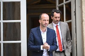 PM Bayrou Meets Manuel Bompard - Paris