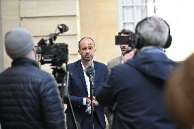 PM Bayrou Meets Manuel Bompard - Paris