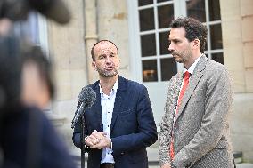 PM Bayrou Meets Manuel Bompard - Paris