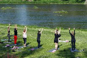 Pilates session in Uzhhorod